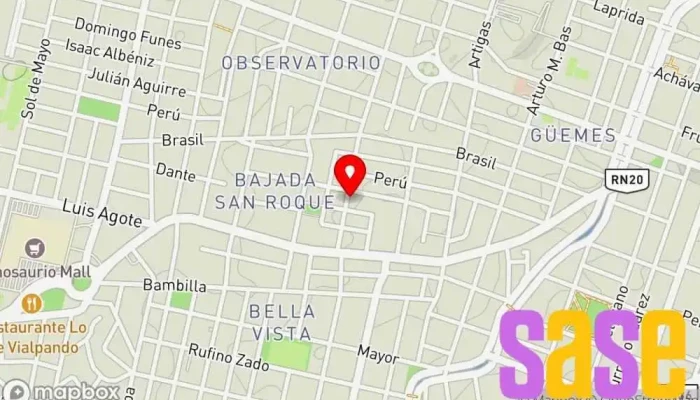 mapa de Electricidad del Automotor de Nestor Ocampo Taller de reparación de automóviles en Córdoba