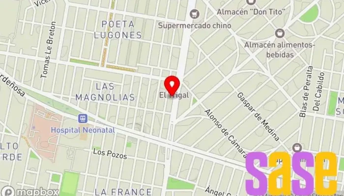 mapa de Electricidad del Automotor Servicio de reparación de sistemas eléctricos para automóviles, Taller de reparación de automóviles en Córdoba