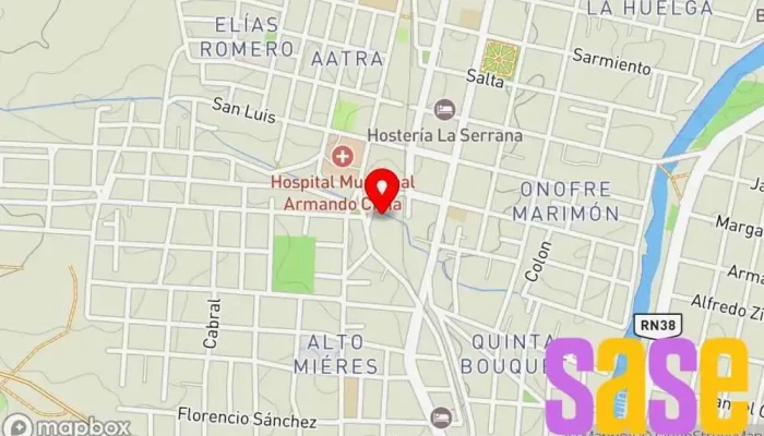 mapa de Electricidad del Automotor NAVARRO Taller de reparaciones eléctricas en Cosquín