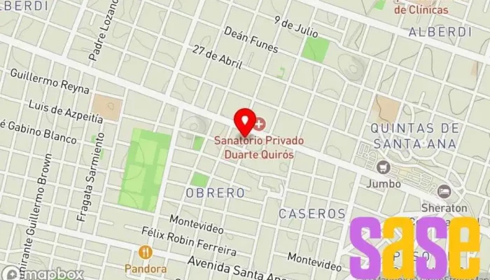 mapa de Electricidad del Automotor Valentín Servicio de reparación de sistemas eléctricos para automóviles, Taller de reparación de automóviles en Córdoba