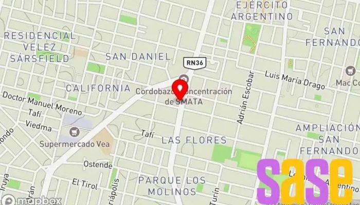 mapa de Electricidad del Automóvil Gnl Servicio de reparación de sistemas eléctricos para automóviles en Córdoba