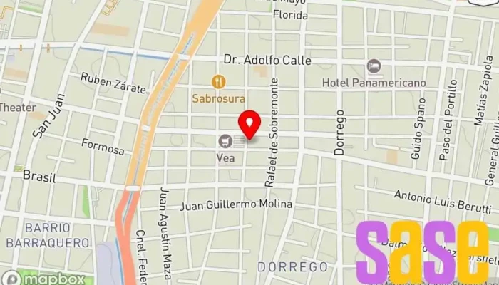 mapa de Electricidad e Instrumental del Automovil Yañez Taller de reparación de automóviles en Mendoza