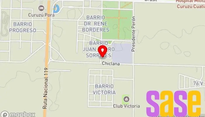 mapa de Electricidad Espindola Empresa constructora en Curuzú Cuatiá
