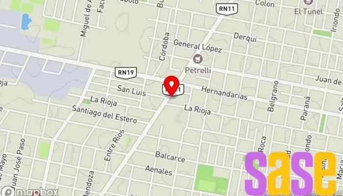 mapa de Electricidad Ferrer Electricista en Santo Tomé