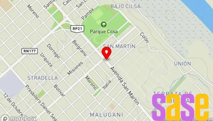 mapa de ELECTRICIDAD FINOCCHIO Tienda de electricidad en Villa Constitución