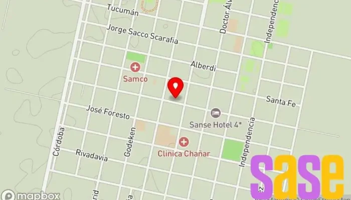 mapa de Electricidad Ghirardi Servicio de comercio electrónico en Chañar Ladeado