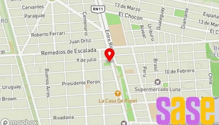 mapa de Electricidad huanquelen Tienda de electricidad, Tienda de iluminación en Cap. Bermúdez