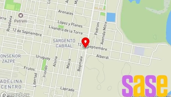 mapa de Electricidad MASSA - Iluminación Tienda de electrónica en Santo Tomé
