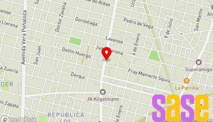 mapa de Electricidad Matelec Tienda de electricidad en Santa Fe de la Vera Cruz