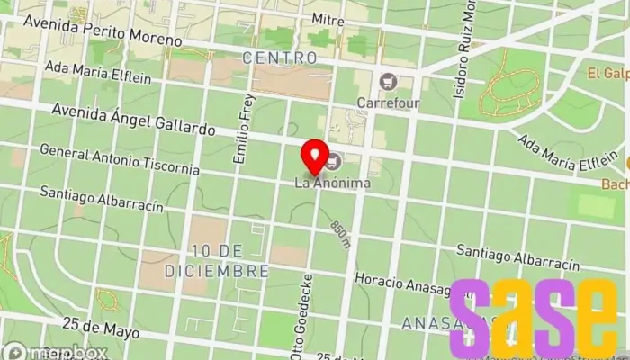 mapa de Electricidad Mauricio Comercio en San Carlos de Bariloche