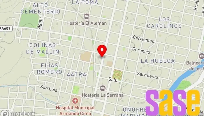mapa de Electricidad Punilla Tienda de electricidad, Tienda de herramientas en Cosquín