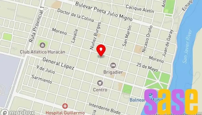 mapa de Electricidad Redondo Fábrica, Tienda de electricidad en San Javier