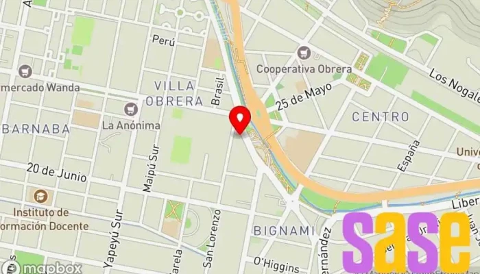 mapa de Electricidad Regina Comercio en Villa Regina