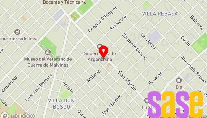 mapa de Electricidad San Martín S.A. Tienda de electricidad en Ramos Mejía