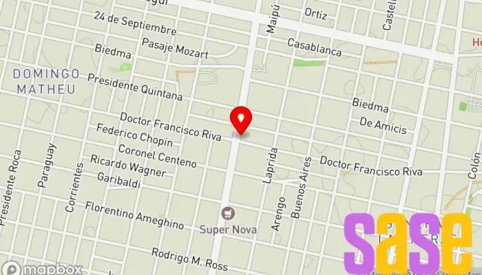 mapa de ELECTRICIDAD SAQUINO Tienda de electricidad, Tienda de iluminación en Rosario