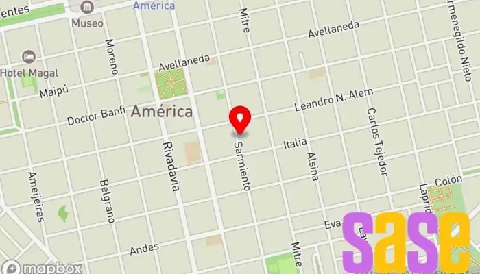 mapa de Electricidad Sarmiento Tienda de artículos para el hogar en América