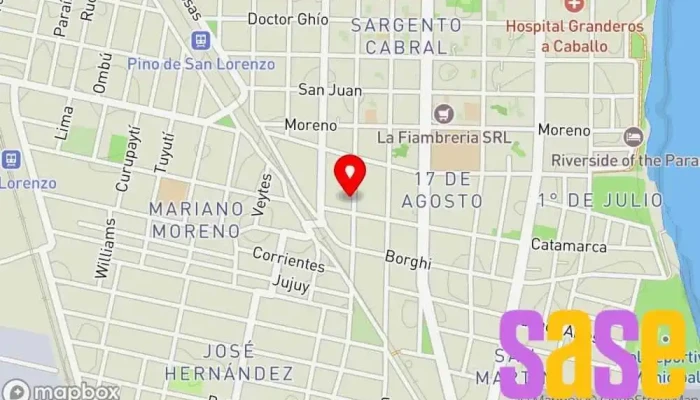mapa de ELECTRICIDAD SERRA Tienda de electricidad en San Lorenzo