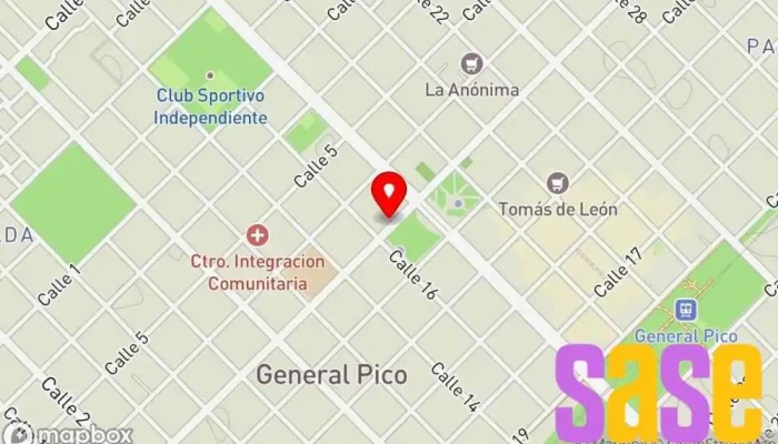 mapa de Electricidad Violo Tienda de componentes electrónicos, Tienda de artículos para el hogar, Proveedor de servicios de telecomunicaciones en Gral. Pico