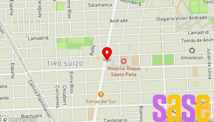 mapa de Electricidad y alarmas Seguel Tienda de iluminación en Rosario