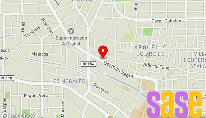 mapa de Electricidad y electrónica del automotor Pedro Tienda de repuestos para automóviles en Córdoba