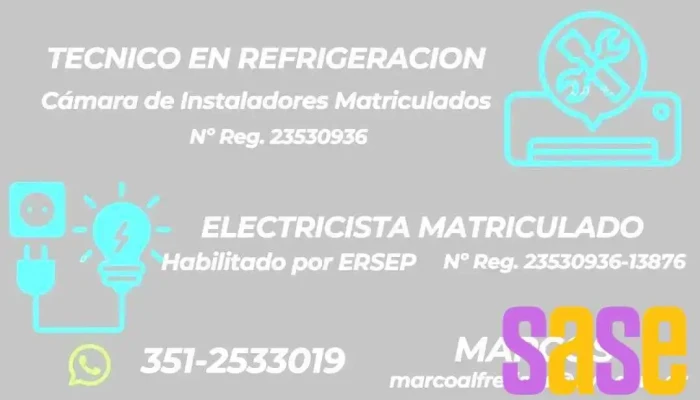 Electricidad Y Refrigeracion Aire Acondicionado   Marcos Del Propietario - La Calera
