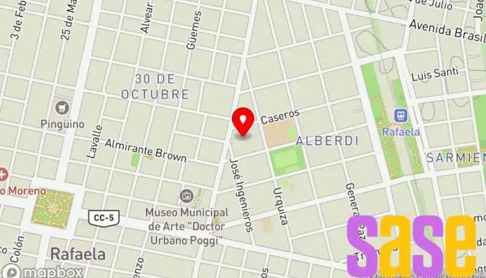 mapa de Electricista Instalador Rene Electricista en Rafaela