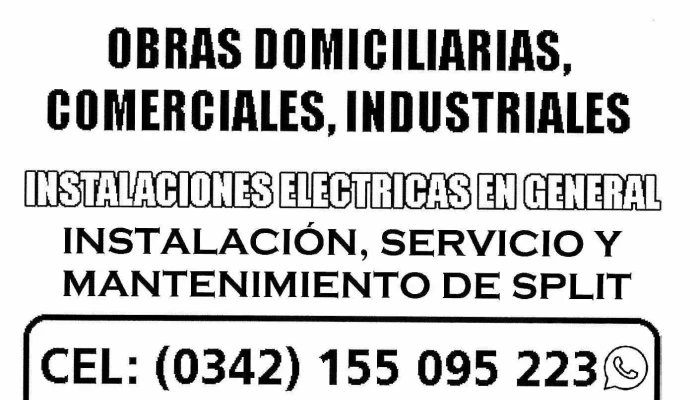 Electricista Matriculado -    Electricidad Santa Fe   Urgencias Electricas Del Propietario - Santa Fe de la Vera Cruz