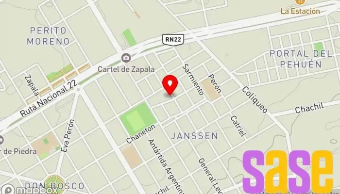 mapa de Electridad Del Automotor El Chispa Taller de reparaciones eléctricas en Zapala