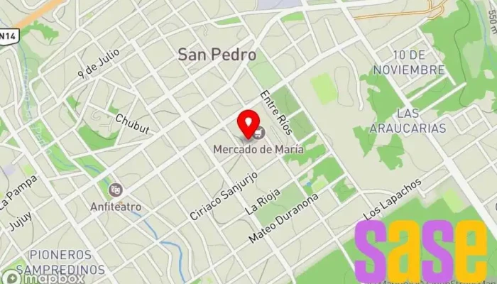 mapa de Electrifer Tienda de herramientas, Tienda de artículos para el hogar en San Pedro