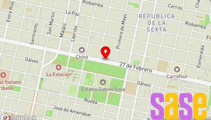 mapa de Electrinet SRL Tienda de electricidad en Rosario