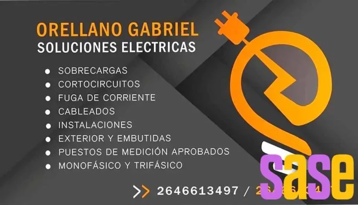 Electrisista a domicilio - Chimbas
