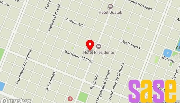 mapa de Electro 10 Comercio en Sáenz Peña