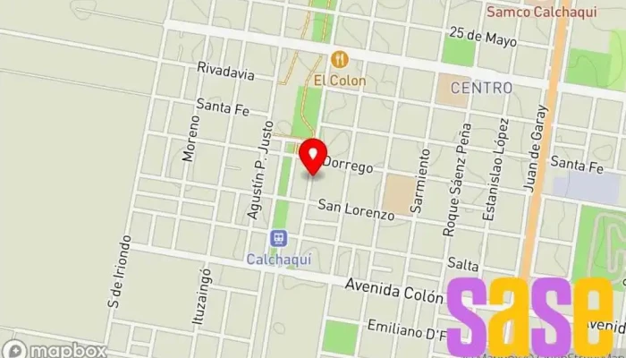 mapa de Electro Ampere Tienda de electrónica en Calchaquí