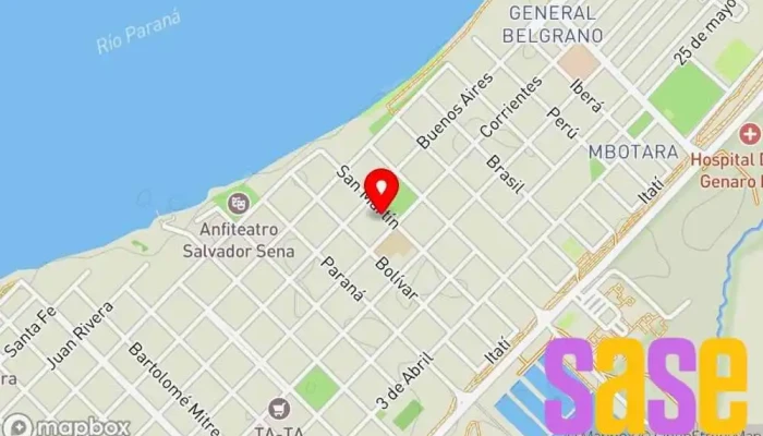 mapa de Electro Argentina 2 Comercio en Ituzaingó