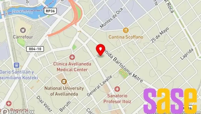 mapa de Electro Avellaneda Tienda de iluminación, Tienda de electricidad en Avellaneda