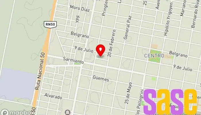 mapa de Electro Car Taller de reparación de automóviles en San Ramon de la Nueva Oran