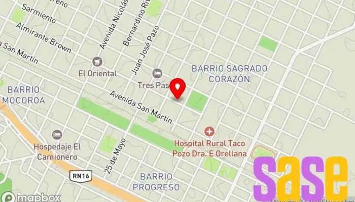 mapa de Electro Chewy Tienda de artículos para el hogar en Taco Pozo