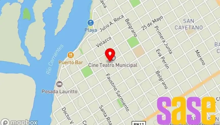 mapa de Electro Color Tienda de herramientas en Esquina