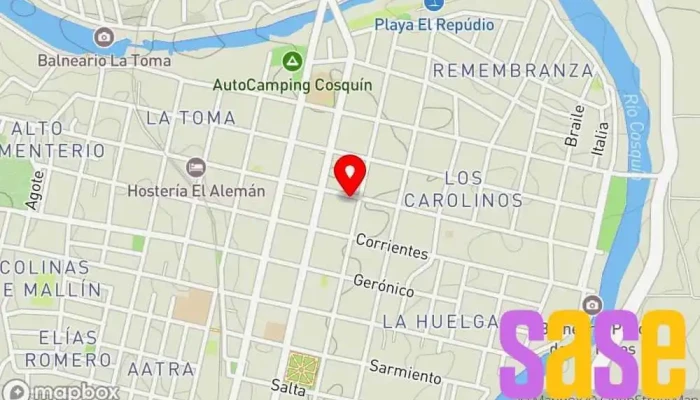 mapa de Electro Cosquin Tienda de electricidad en Cosquín