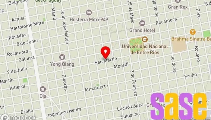 mapa de Electro Integral Sh de Bertti Miriam y Caire Delio Tienda de componentes electrónicos en Concepción del Uruguay