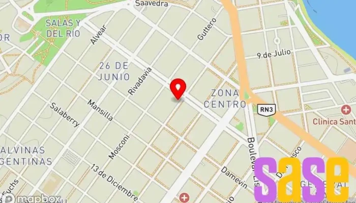 mapa de ELECTRO-LALO Tienda de electricidad en Caleta Olivia