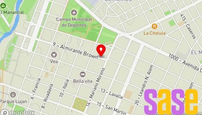 mapa de Electro Lujan Tienda de electricidad en Luján