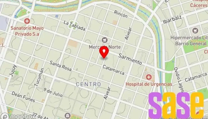 mapa de Electro Luz Tienda de electricidad, Tienda de iluminación en Córdoba
