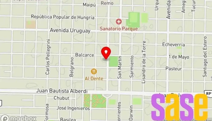 mapa de ELECTRO MAIPU Tienda de electricidad, Comercio en Villa Angela