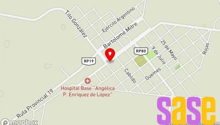 mapa de Electro Mar Tienda de electrónica en Gdor. Juan E. Martinez