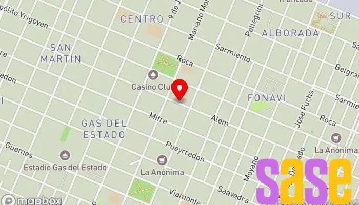 mapa de Electro Mas Ferretería en Pico Truncado