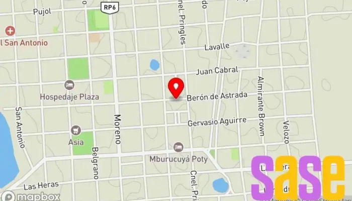 mapa de Electro Mburucuyá Ferretería en Mburucuyá