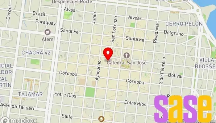 mapa de Electro Misiones - Sucursal San Lorenzo Tienda de electricidad en Posadas