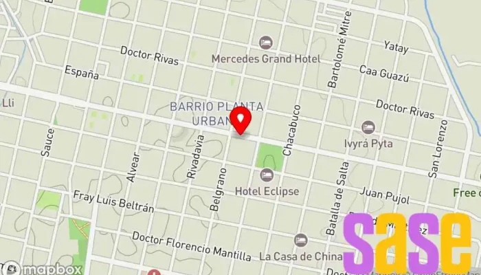 mapa de Electro Misiones Express - Mercedes Comercio, Tienda de informática, Tienda de electricidad, Tienda de artículos para el hogar, Tienda de iluminación en Mercedes