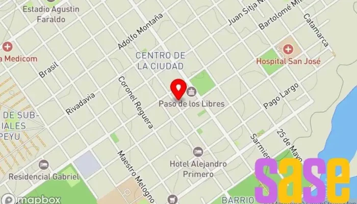 mapa de Electro Misiones Express - Paso de los libres Comercio, Tienda de electrónica en Paso de los Libres